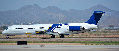 McDonnell-Douglas MD-83 N307FA, Mesa Gateway Airport, March 7, 2014